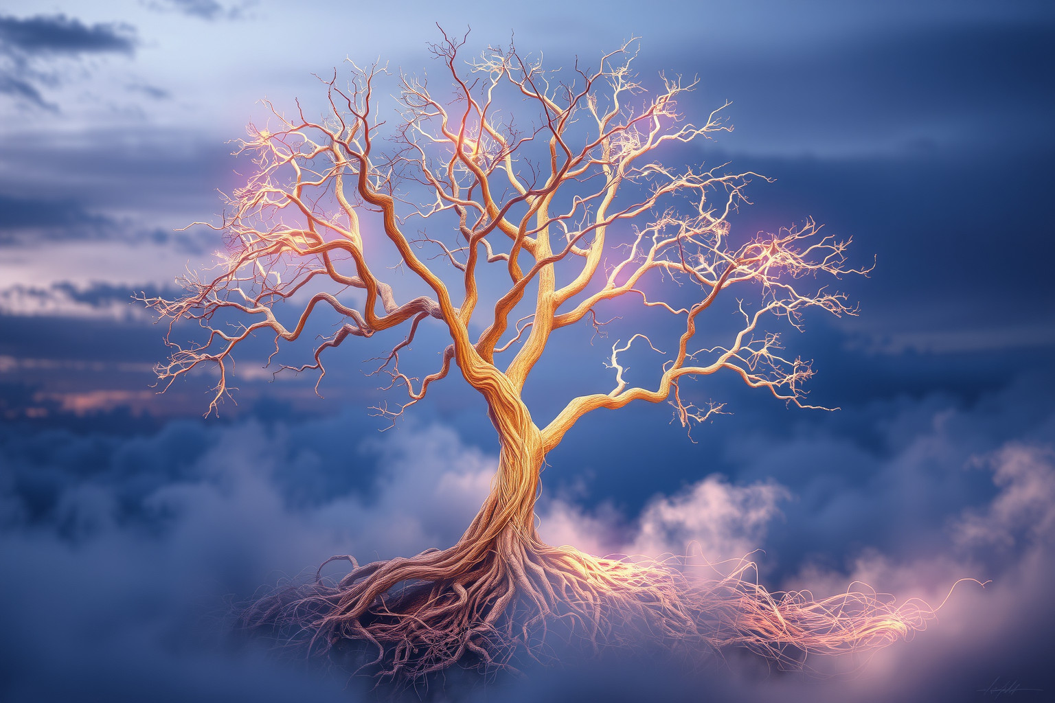 Sognare un albero appassito simboleggia energia vitale in calo.