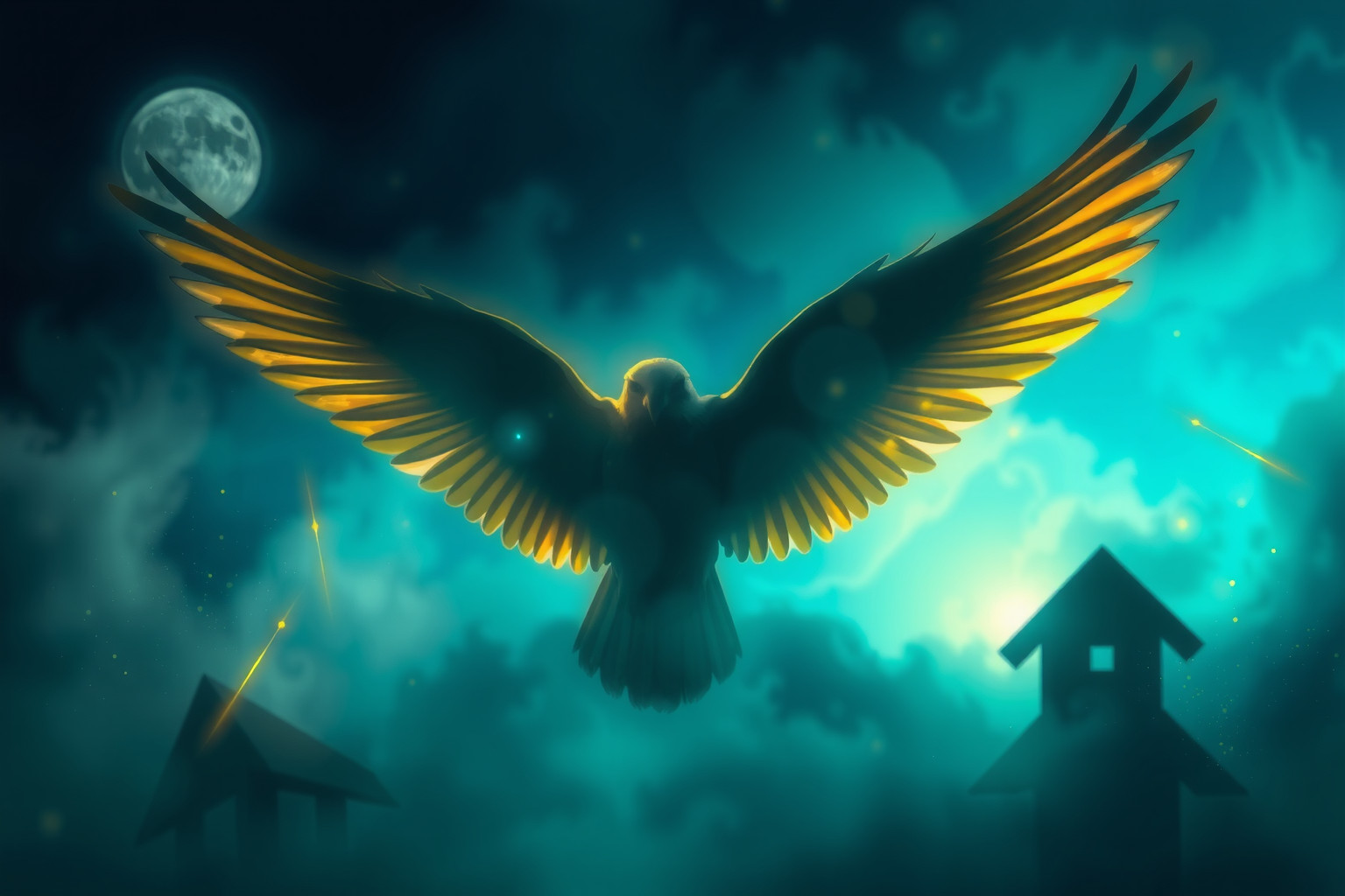 Le ali simboleggiano il desiderio innato di libertà e volare.