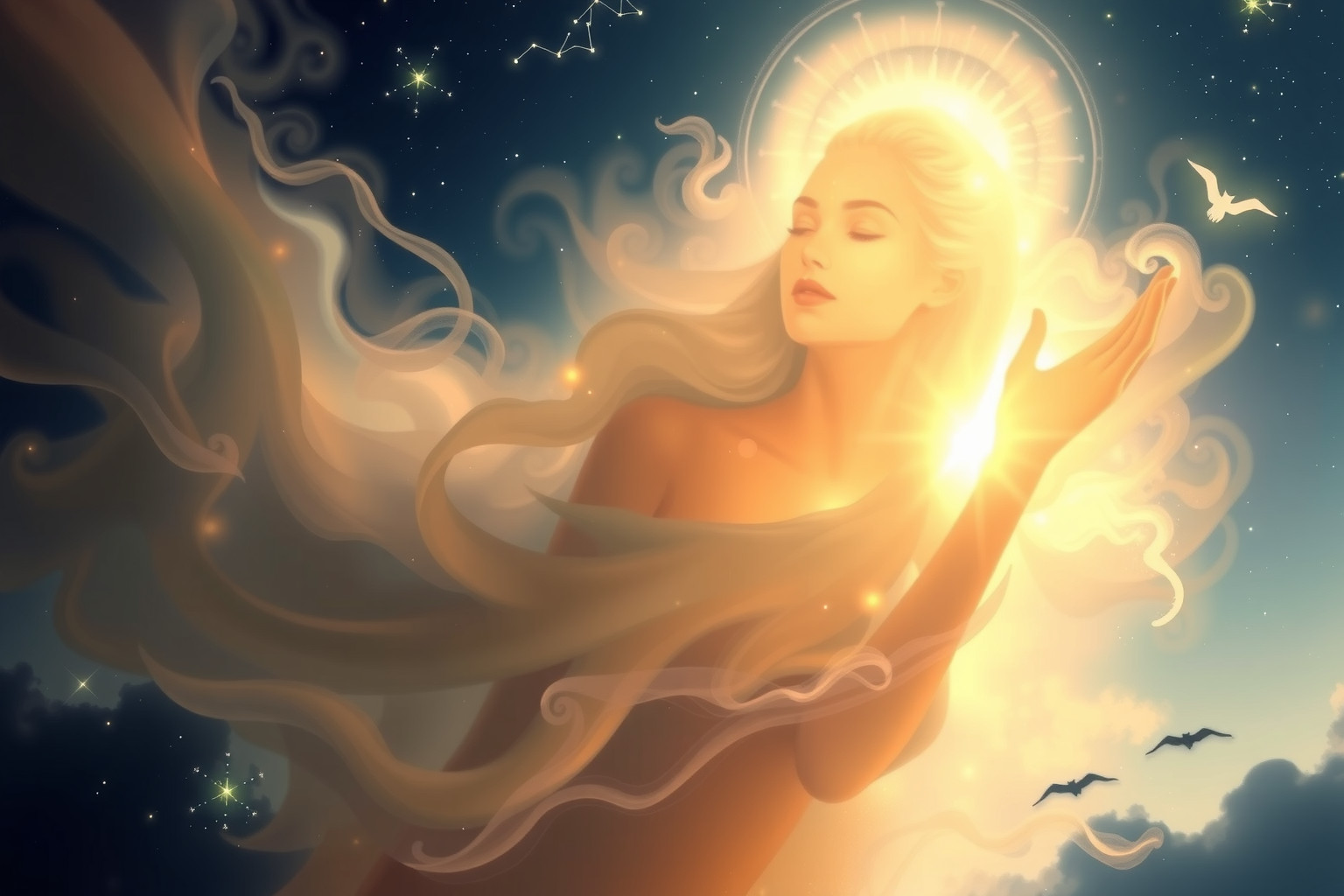 Le dee nei sogni rappresentano potere, protezione e intuizione profonda.