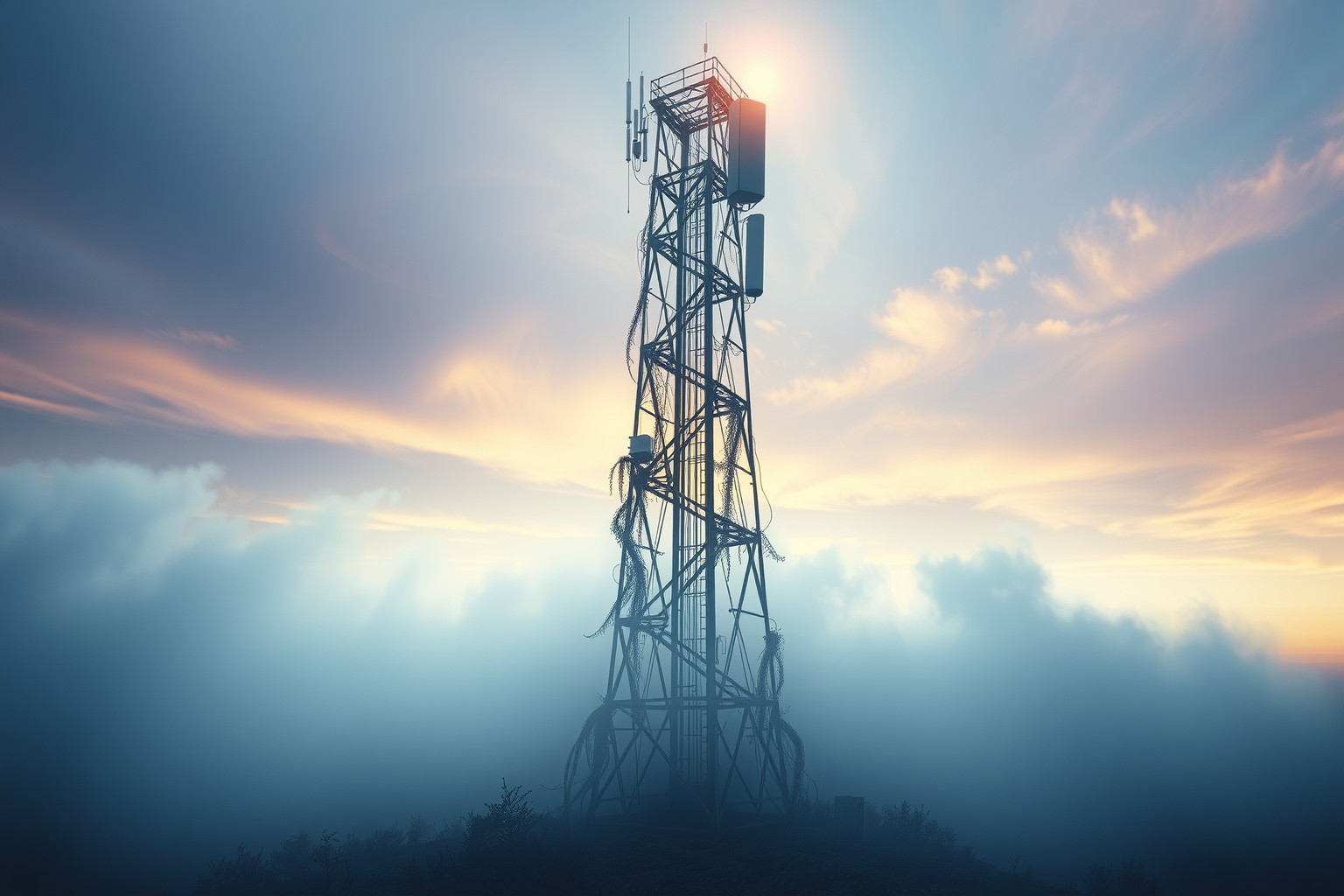 Sognare torre trasmissione abbandonata simboleggia comunicazione interrotta.