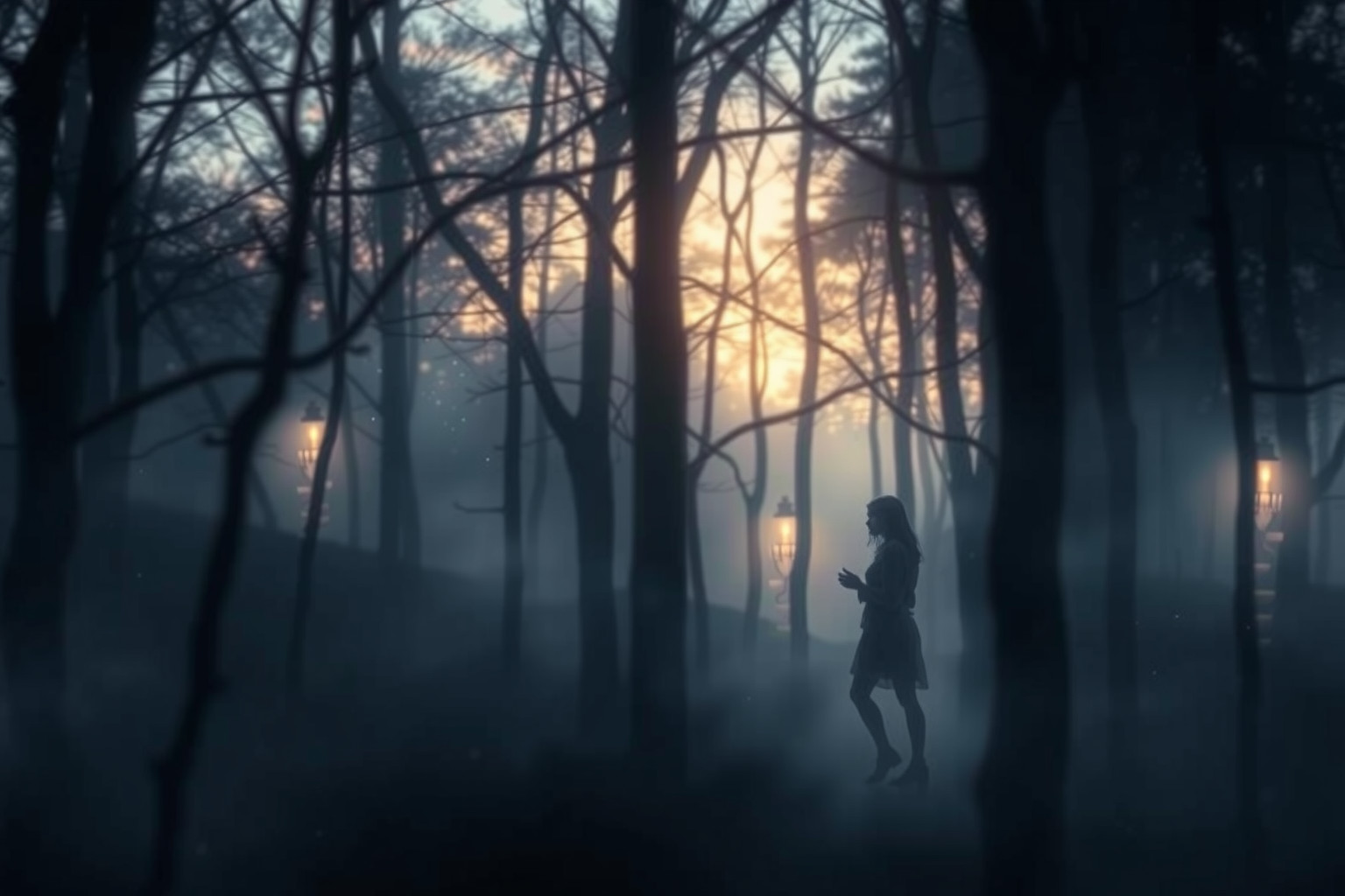 Il bosco nei sogni simboleggia trasformazioni interiori profonde e misteriose.