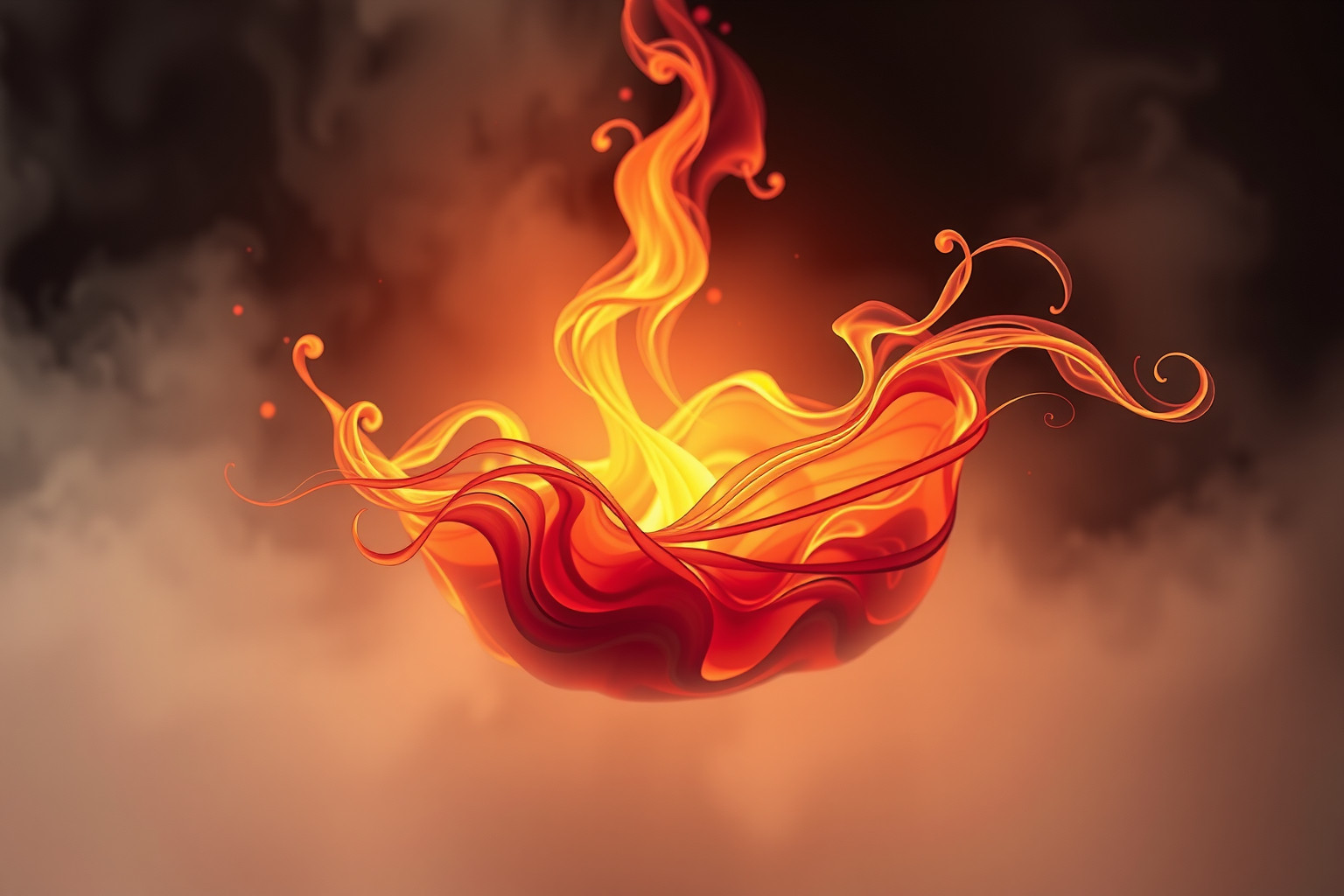 Il caminetto simboleggia il fuoco della passione interiore ardente.