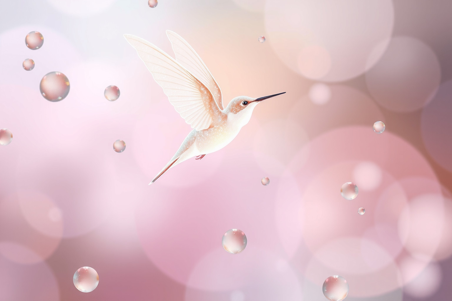 Il colibrì simboleggia la ricerca incessante della dolcezza interiore.