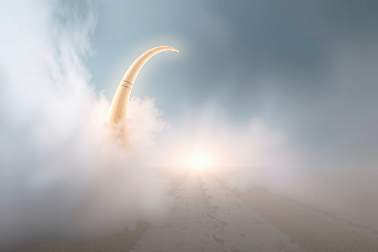 Il corno nebbioso simboleggia la guida nella confusione interiore.