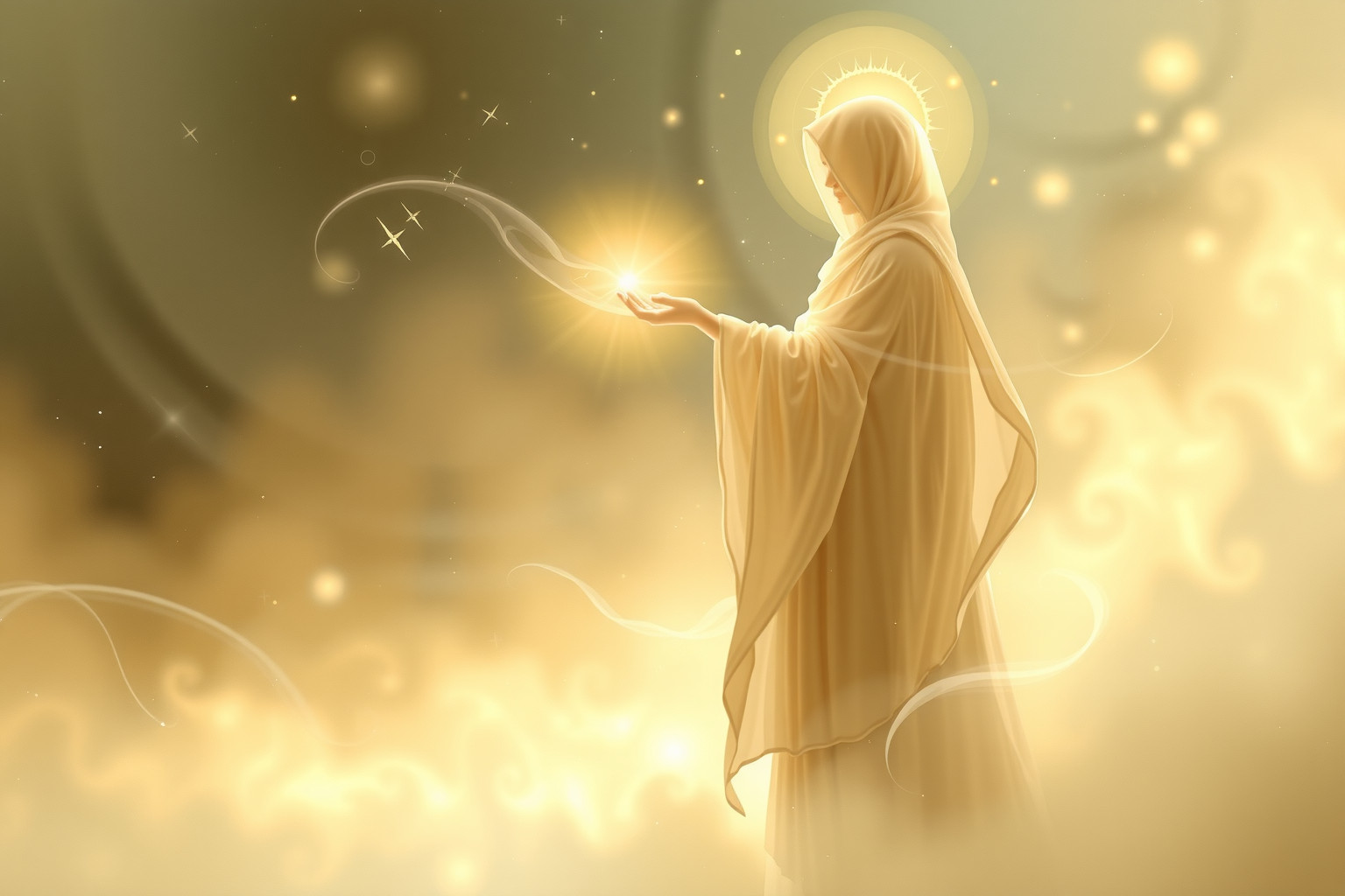 Il paesano guida spirituale simboleggia saggezza e connessione ancestrale.