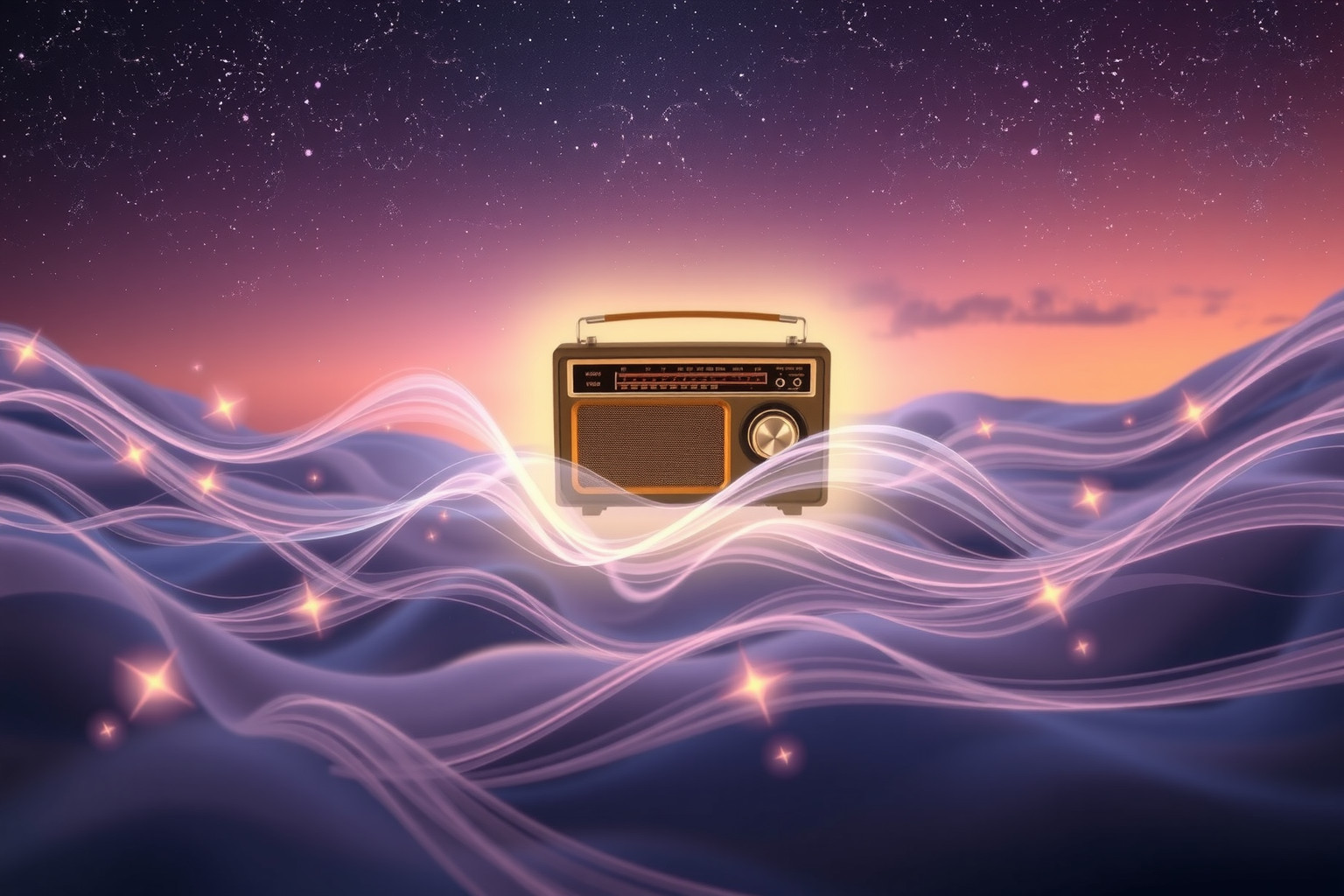 La radio simboleggia l'apertura a nuove intuizioni e messaggi nascosti.