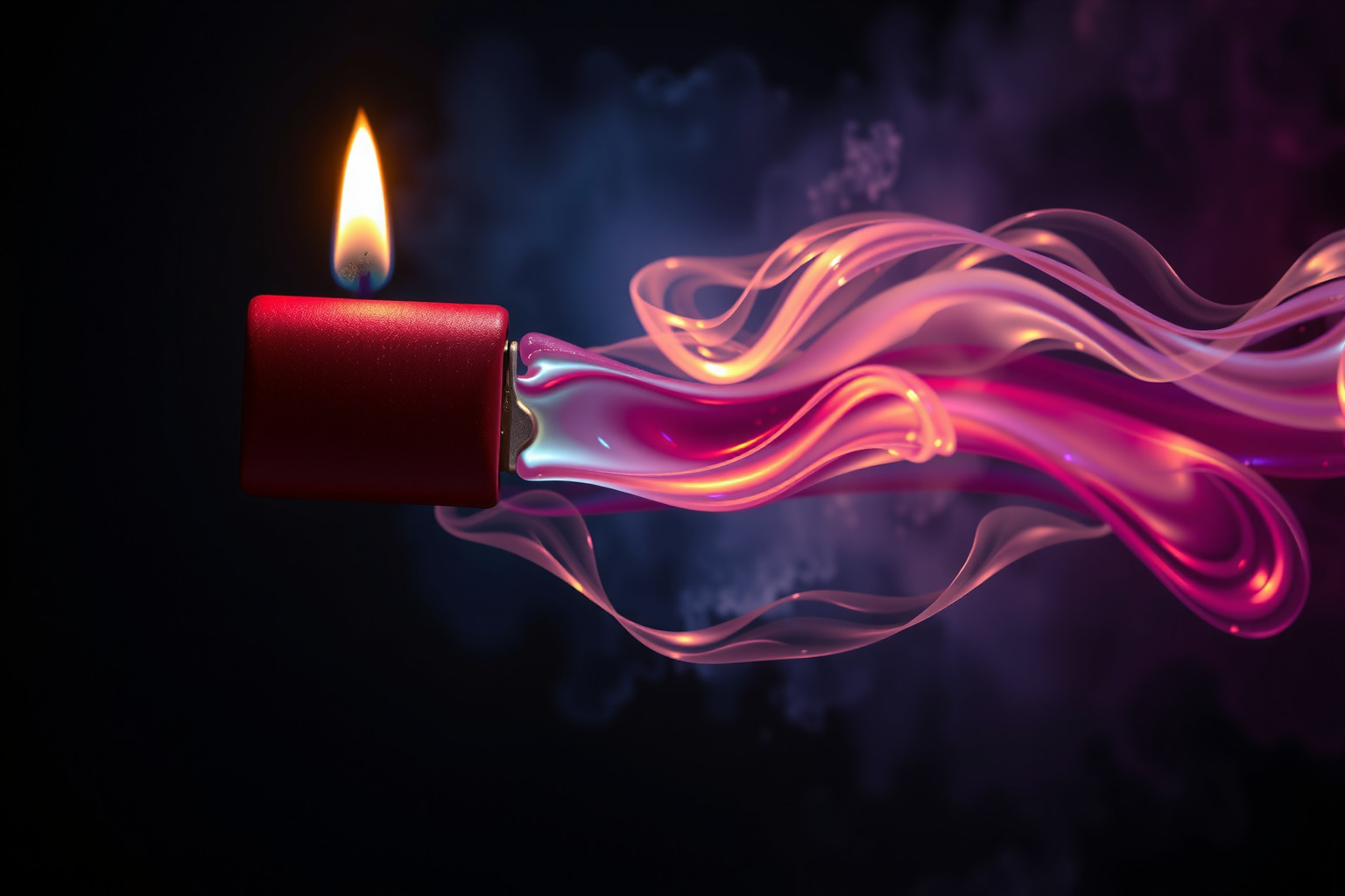 L'accendino simboleggia l'energia creativa che accende nuove idee.