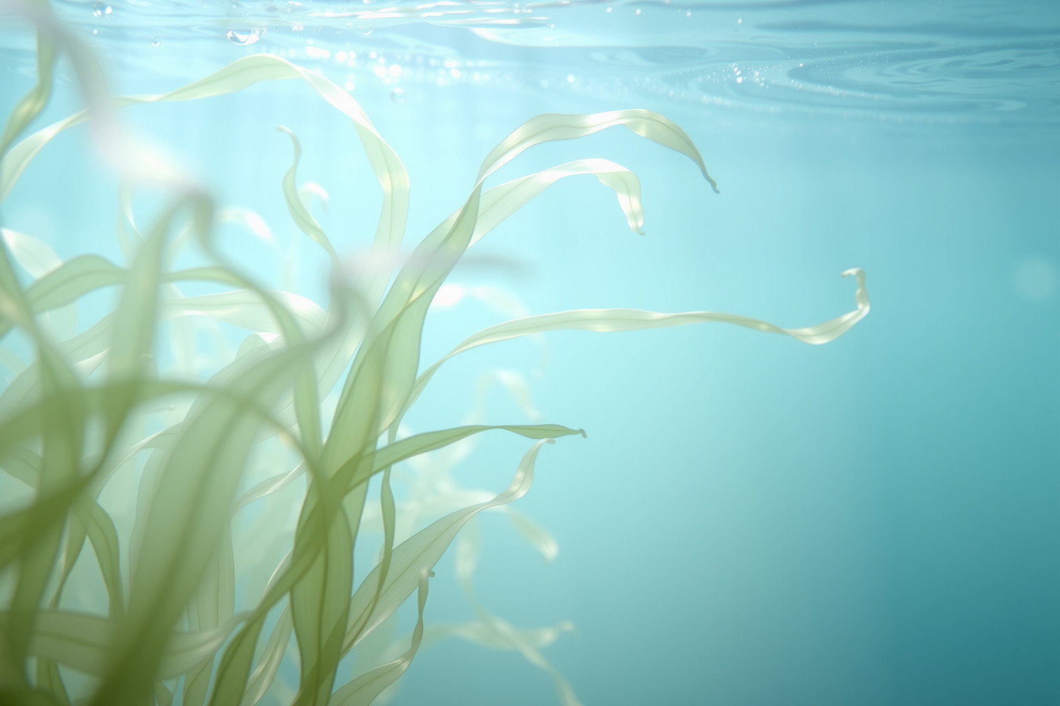 Sognare alghe in acqua chiara simboleggia rinascita e purificazione interiore.