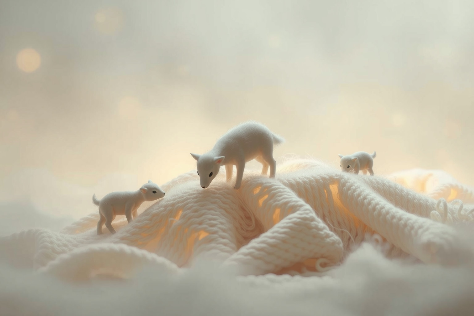 Sognare animali che rosicchiano la coperta indica ansia nascosta.