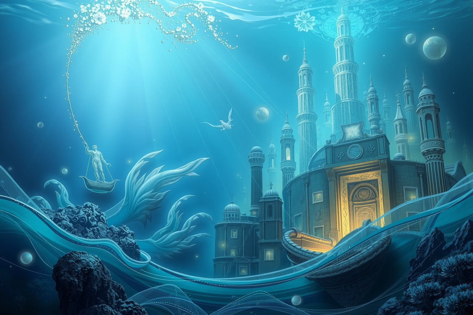 Sognare Atlantide rivela desideri nascosti e misteri interiori profondi.