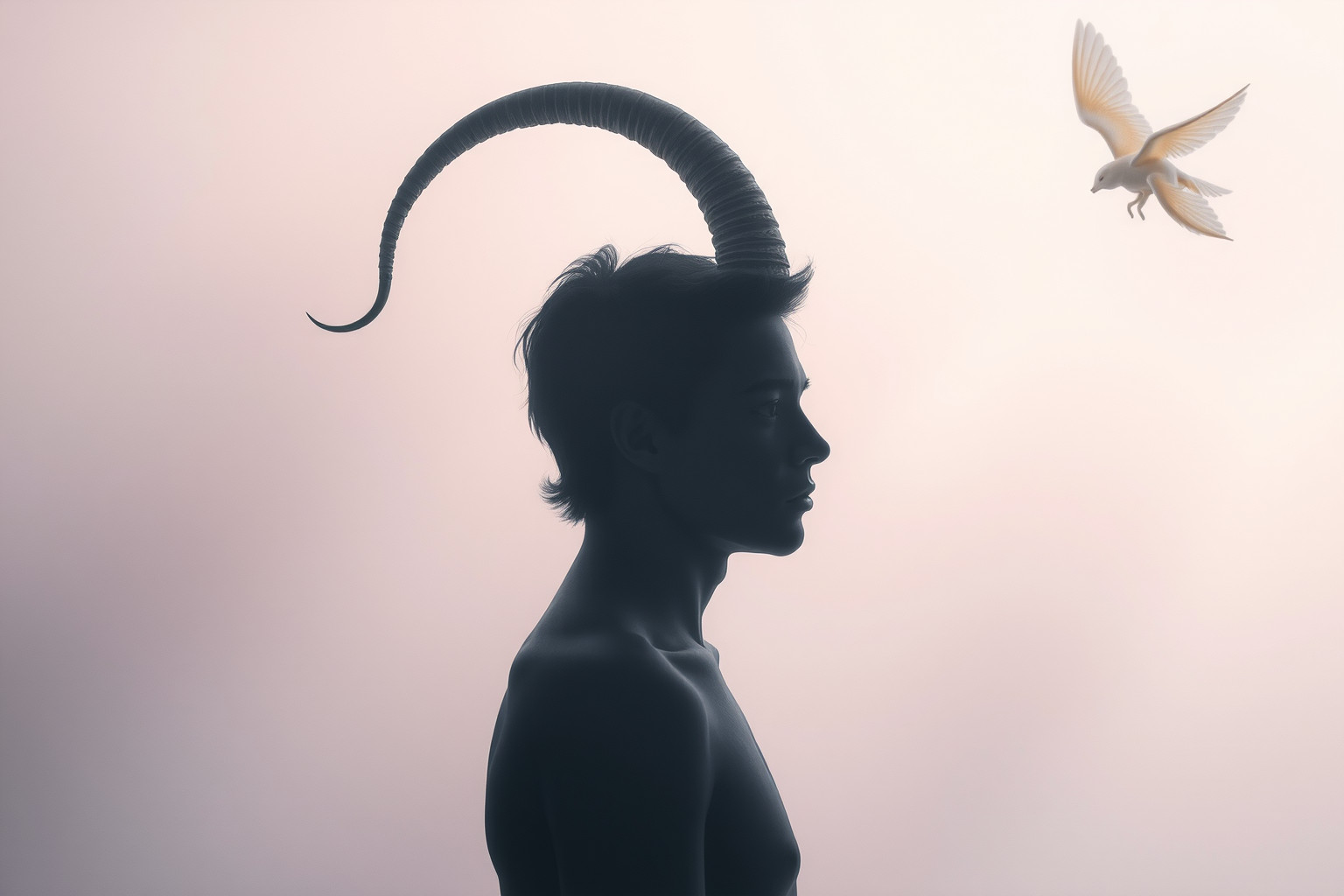 Sognare corna che cadono simboleggia perdita di potere e tradimento.
