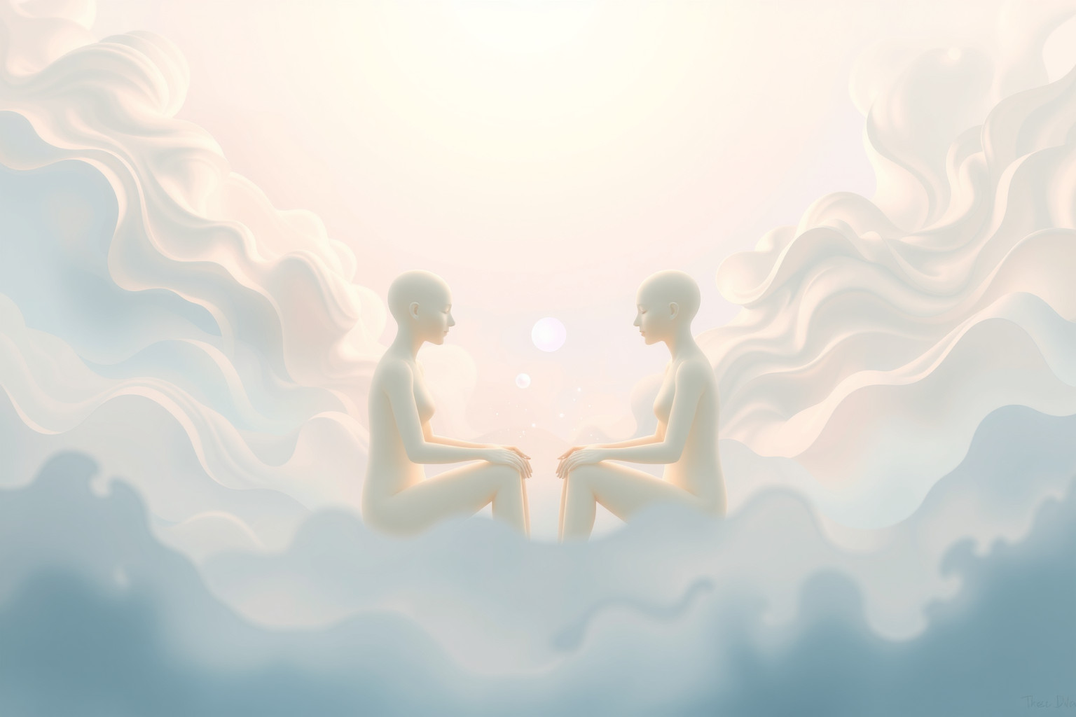 Sognare chiacchierare tranquilli riflette pace e equilibrio interiore.