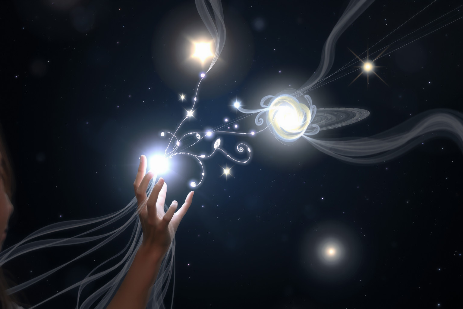 Sognare stelle simboleggia intuizione profonda e guida universale interiore.