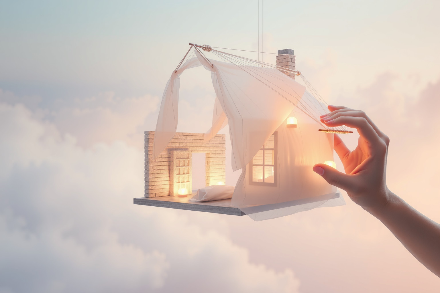Sognare di costruire una casa simboleggia nuove opportunità e crescita personale.
