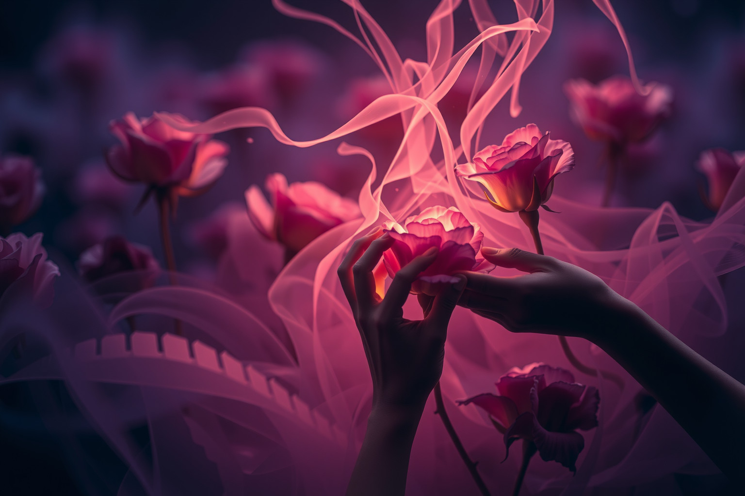 Sognare di distruggere un giardino di rose indica rabbia repressa.