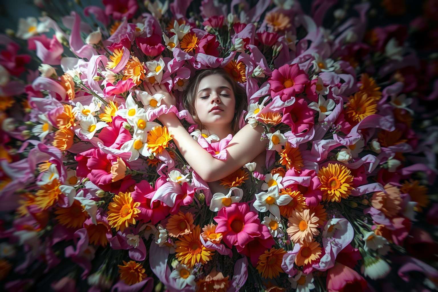 Sognare fiori selvatici riflette emozioni intense e caos interiore.