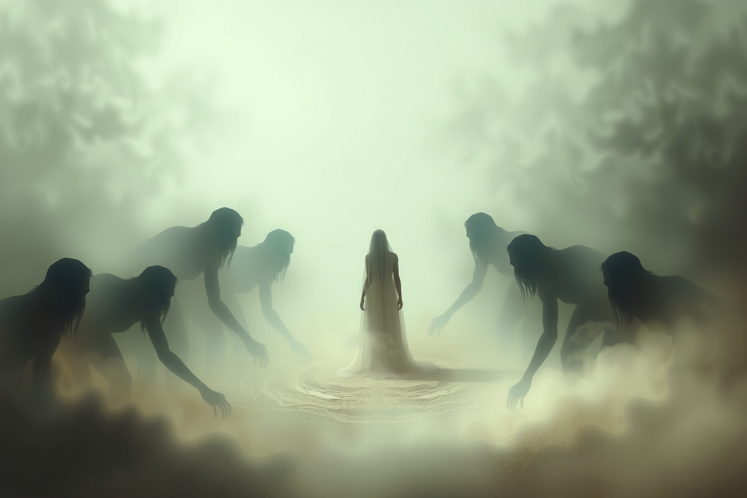 Le figure oscure nel Purgatorio riflettono conflitti interiori nascosti.