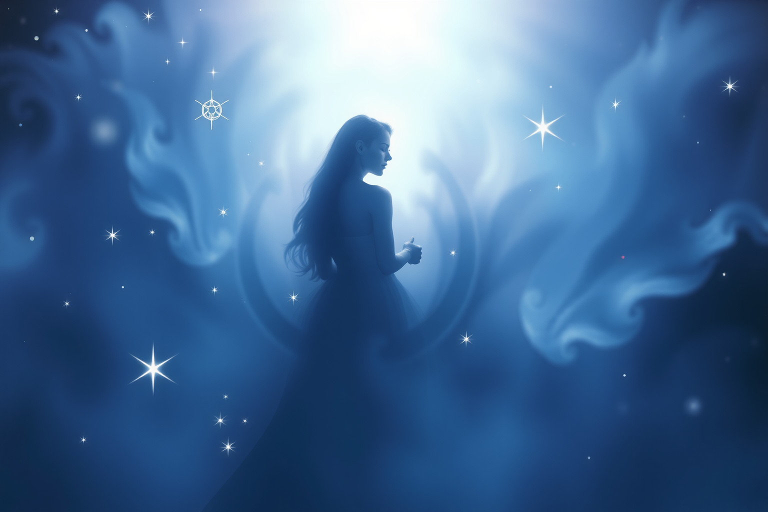 Sognare di evocare uno spirito riflette desiderio di risposte profonde.