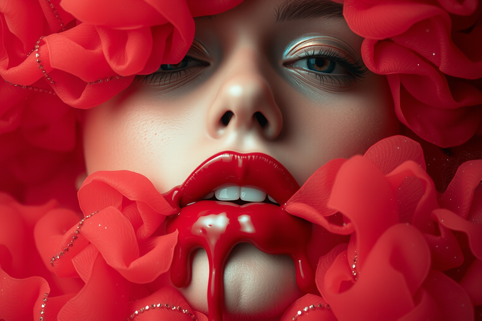 Sognare troppo rossetto rivela desiderio ardente di essere notati.