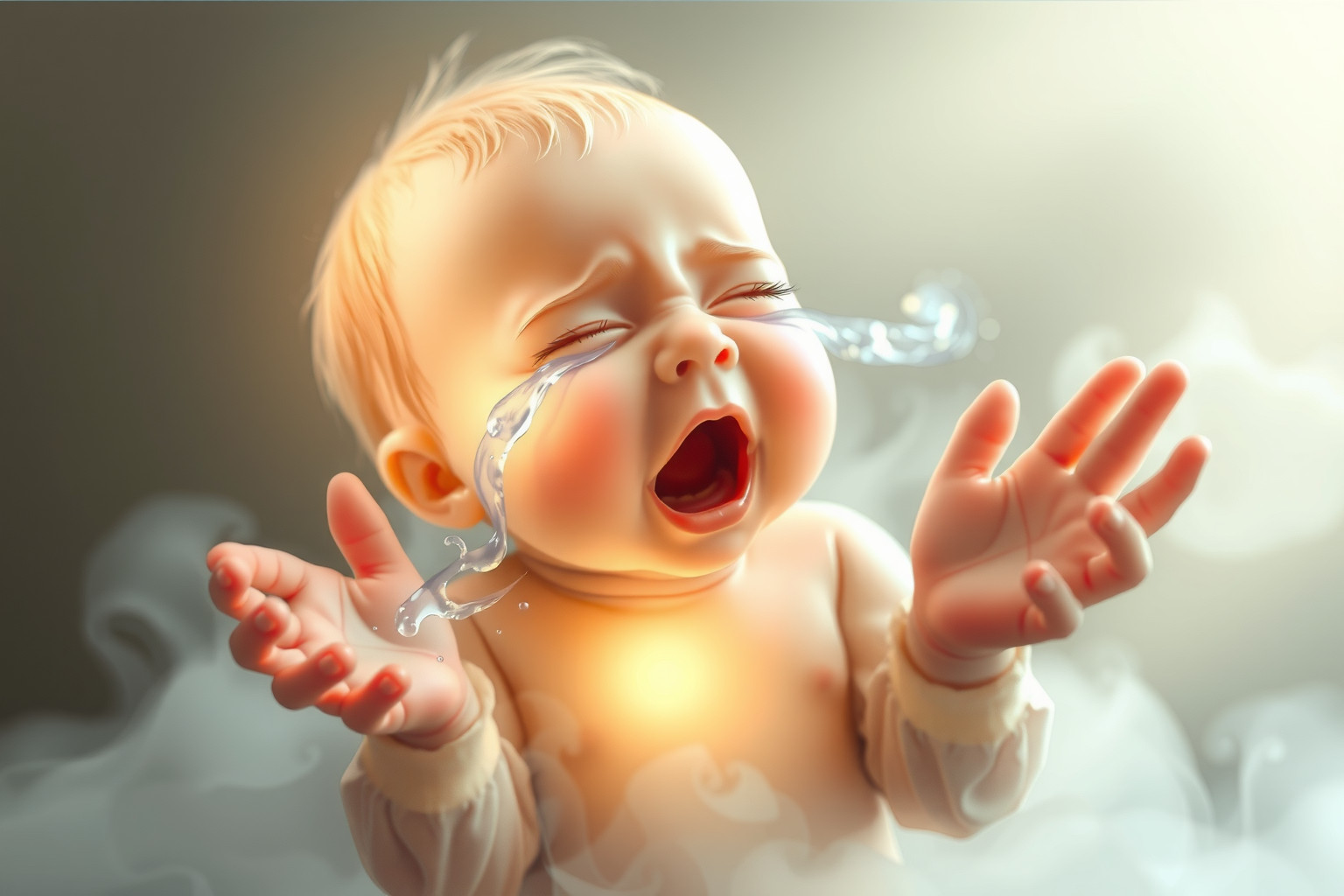 Sognare di calmare un neonato riflette ansie interiori irrisolte.