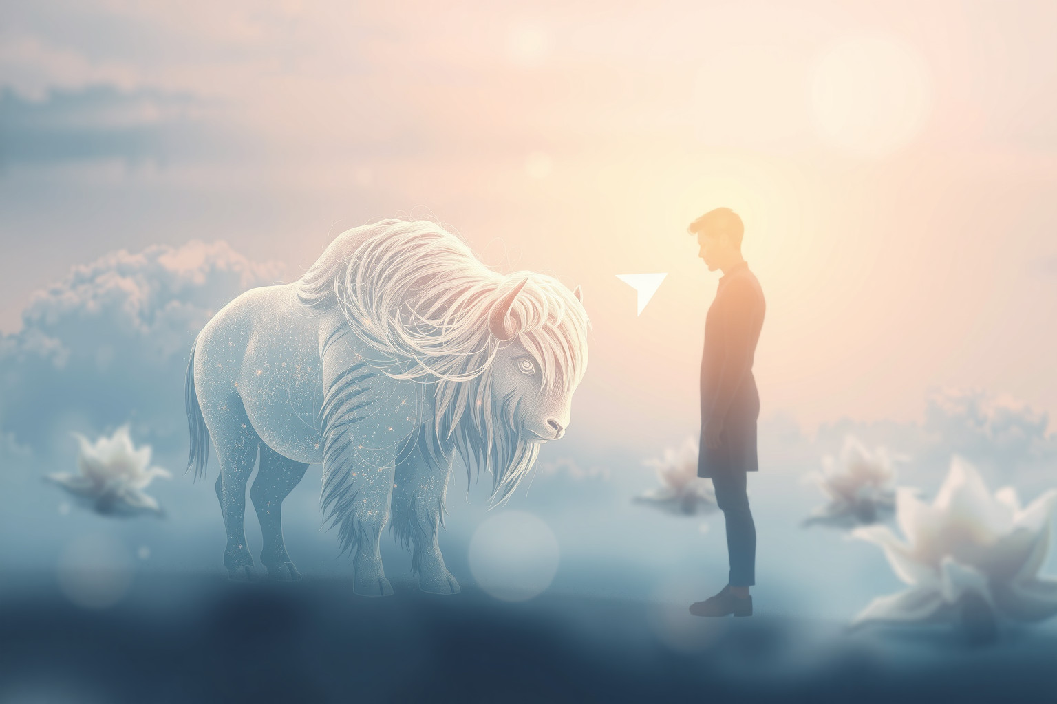 Sognare un bisonte comunica forza interiore e saggezza ancestrale.