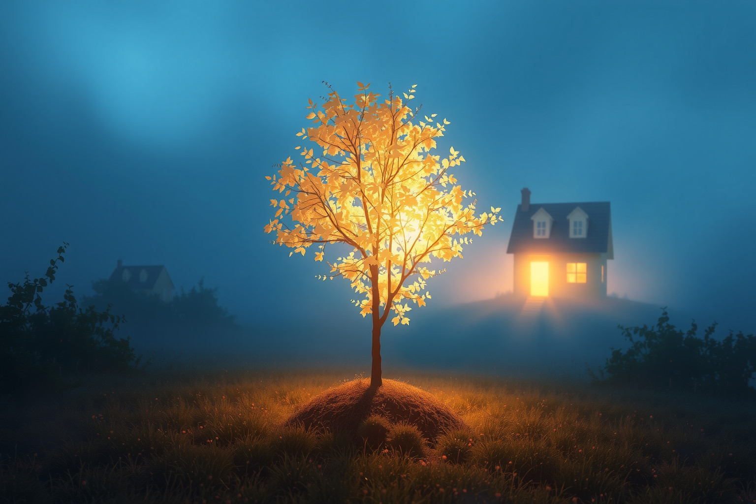 Sognare di piantare un albero simboleggia crescita nonostante l'ipoteca.