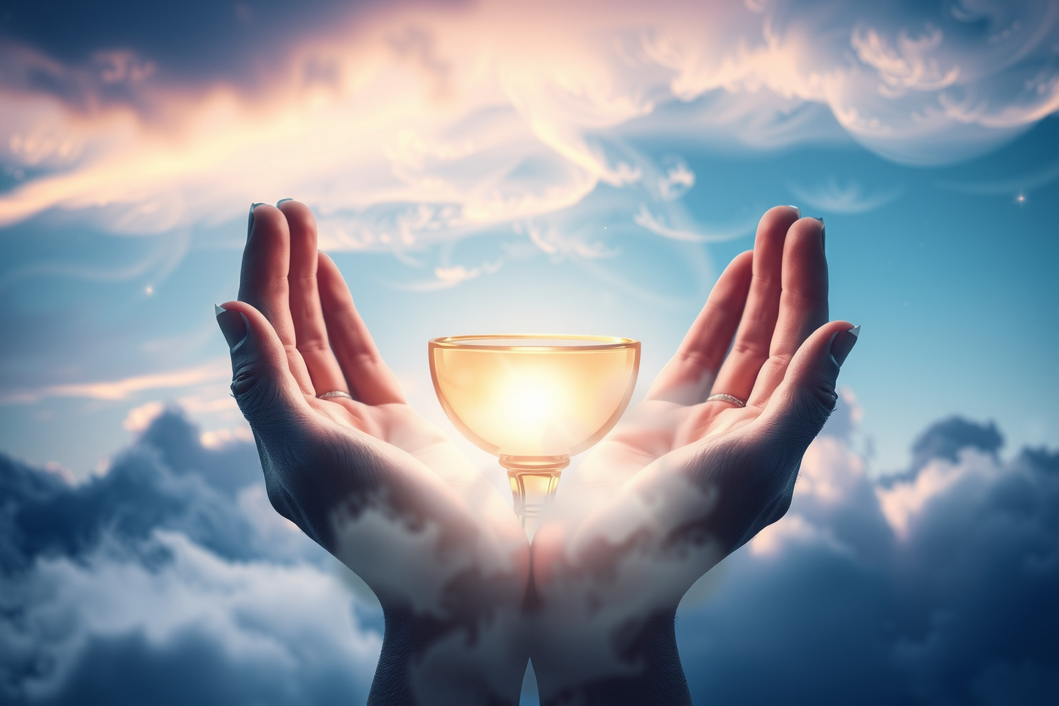 Sognare il Santo Graal simboleggia ricerca spirituale e protezione interiore.