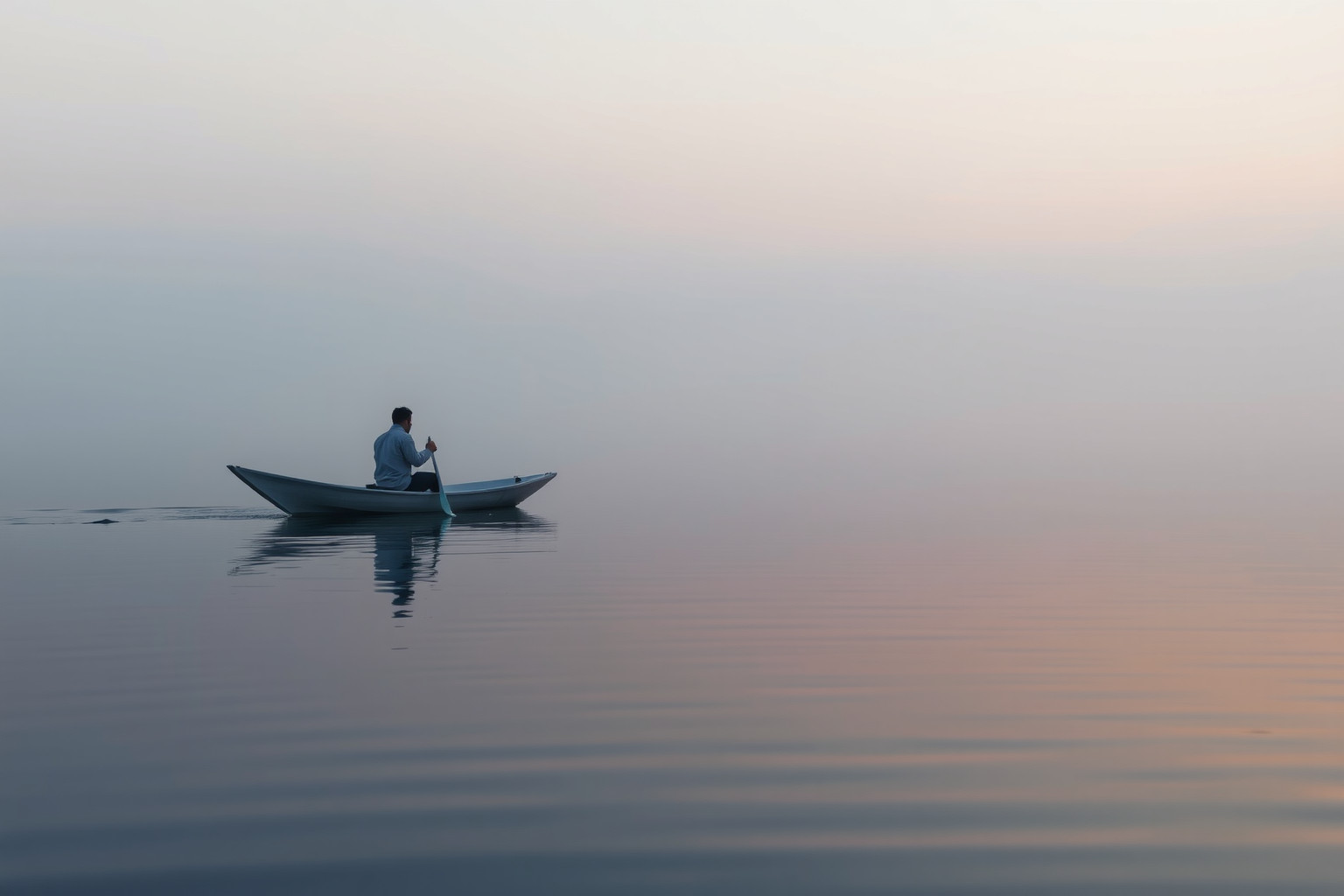 Sognare acque calme riflette pace interiore e serenità emotiva.