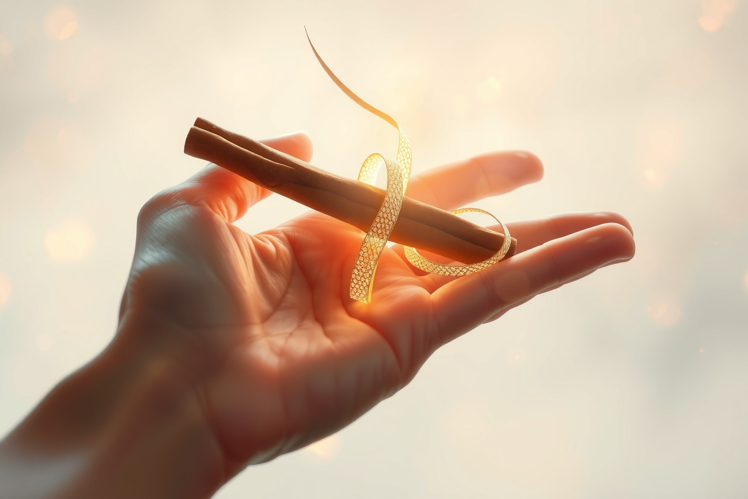 Sognare cannella regalo simboleggia prosperità e guarigione spirituale.