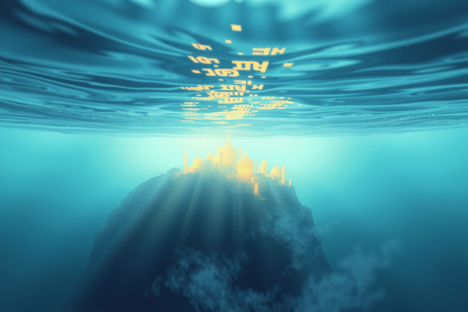 Sognare Atlantide rivela segreti inconsci e verità nascoste interiori.
