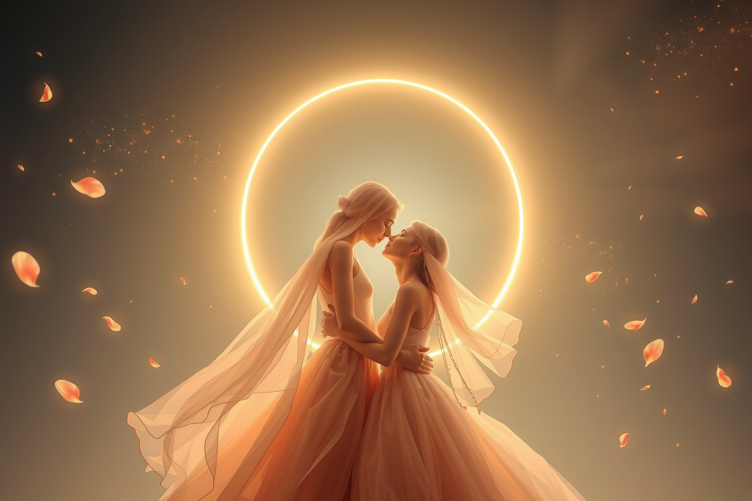 Sognare un matrimonio affascinante simboleggia aspirazione a stabilità ideale.