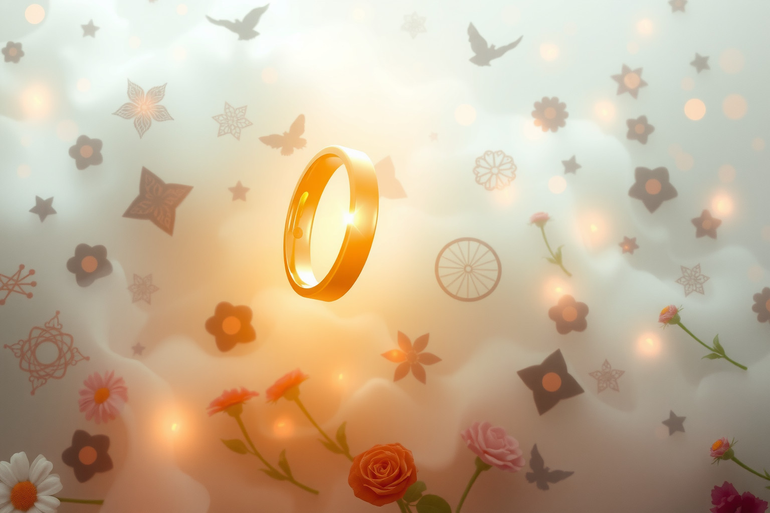 Trovare un anello simboleggia unione e nuove opportunità nel sogno.
