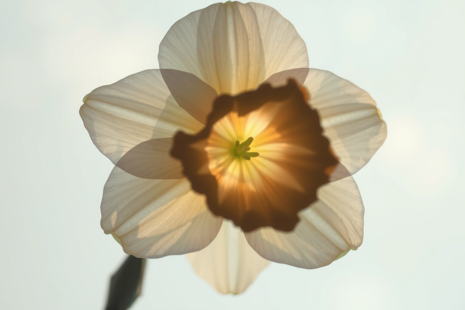 Sognare il riflesso in un narciso simboleggia consapevolezza interiore.