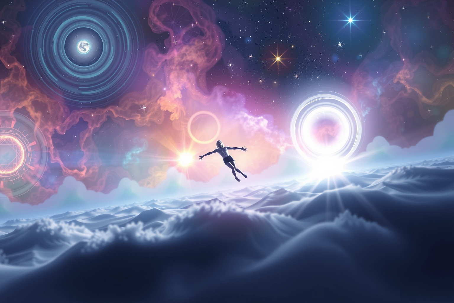 Sognare lo spazio riflette il desiderio profondo di nuove avventure.