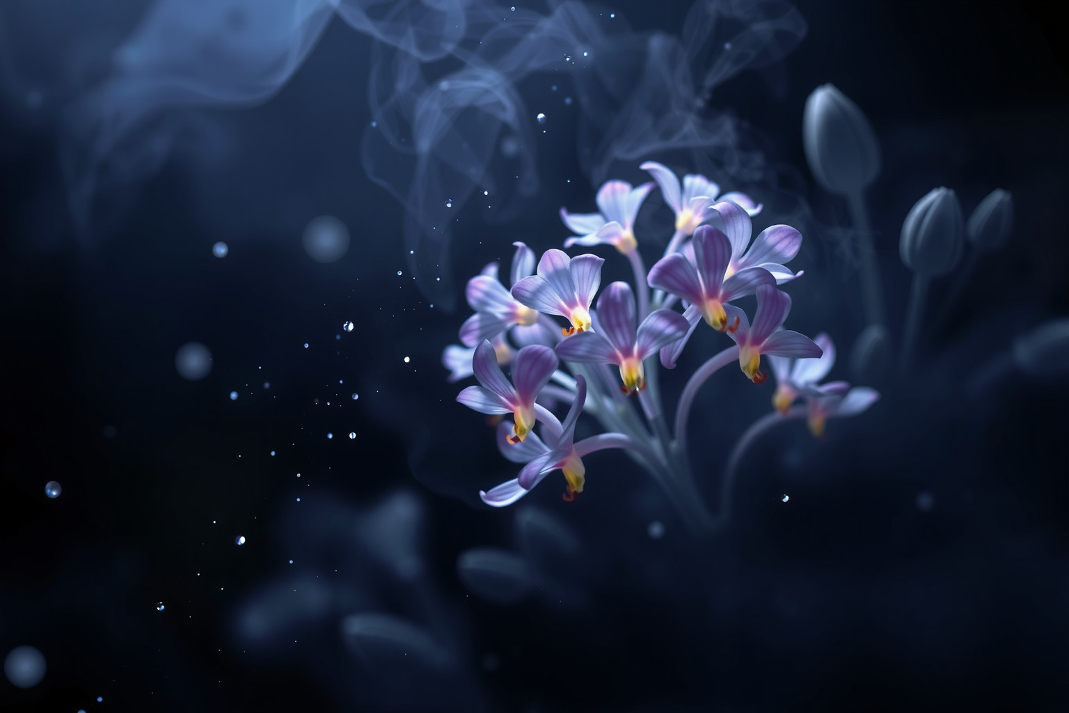 Sognare viole notturne simboleggia mistero e intuizione nascosta.