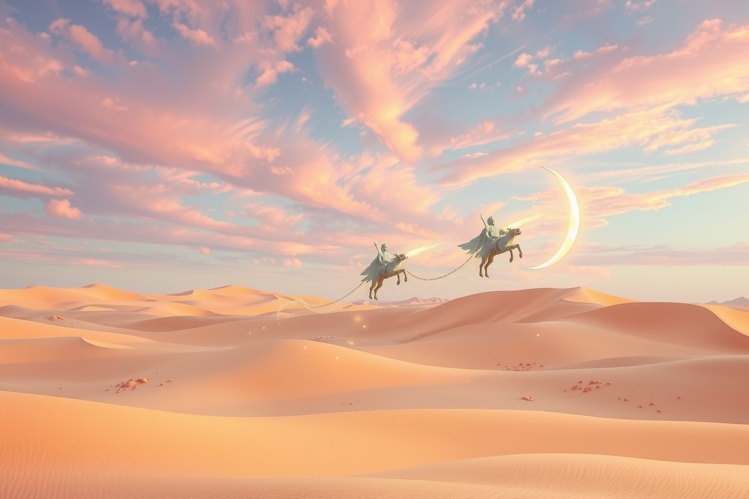 Sognare di volare nel deserto simboleggia libertà e superamento.