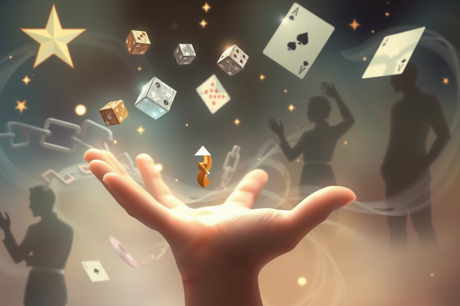Sognare giochi d'azzardo riflette tensioni tra rischio, fortuna e controllo.