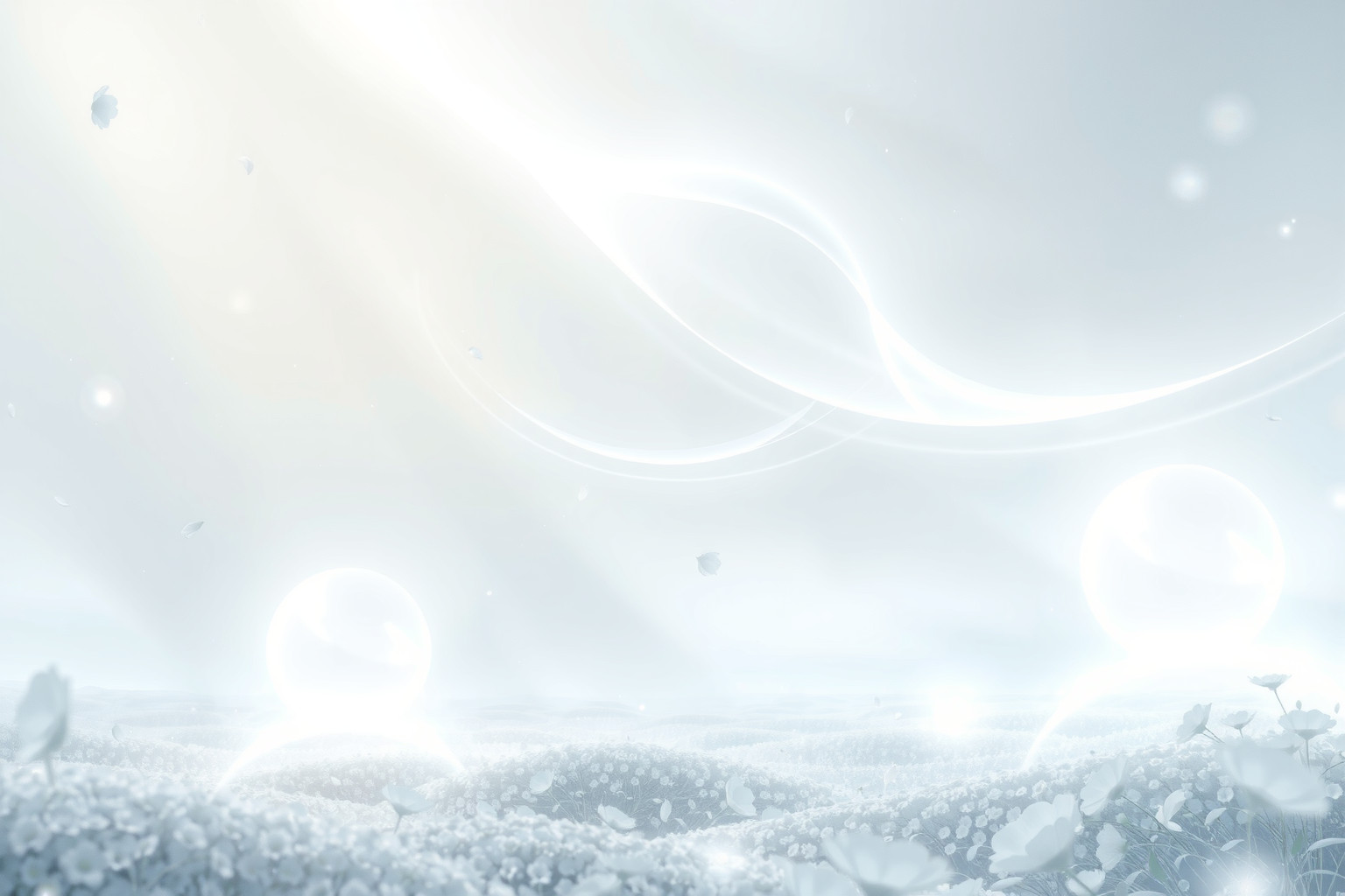 Sognare il bianco simboleggia purezza e rinascita interiore profonda.