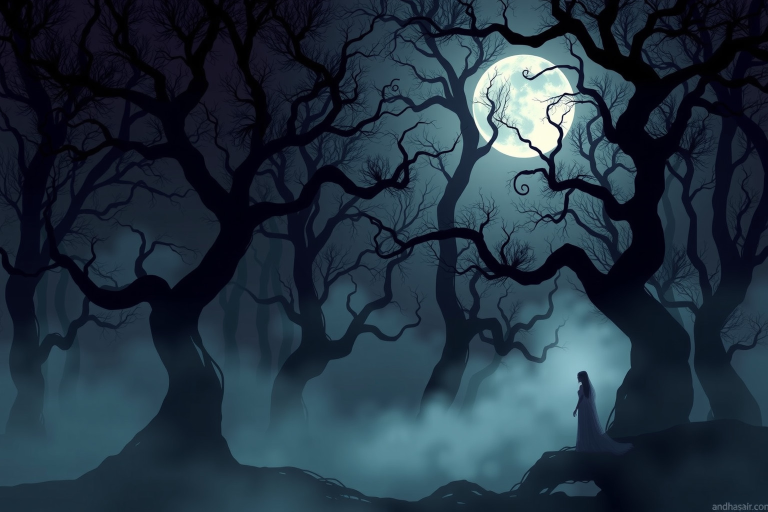 Sognare il Krampus in bosco oscuro simboleggia paura interiore profonda.