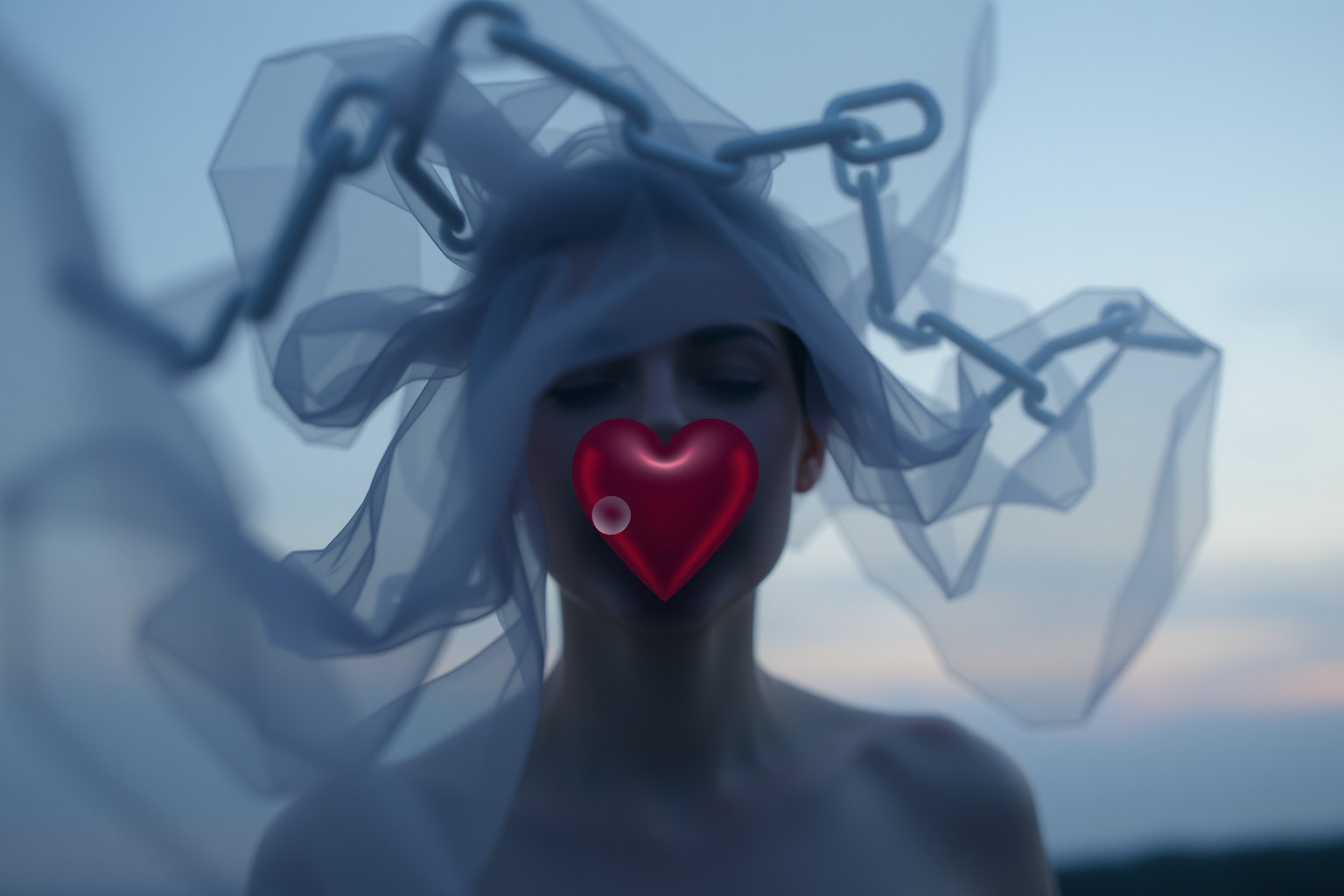Sognare l'assenza di emozioni riflette repressione interiore profonda.