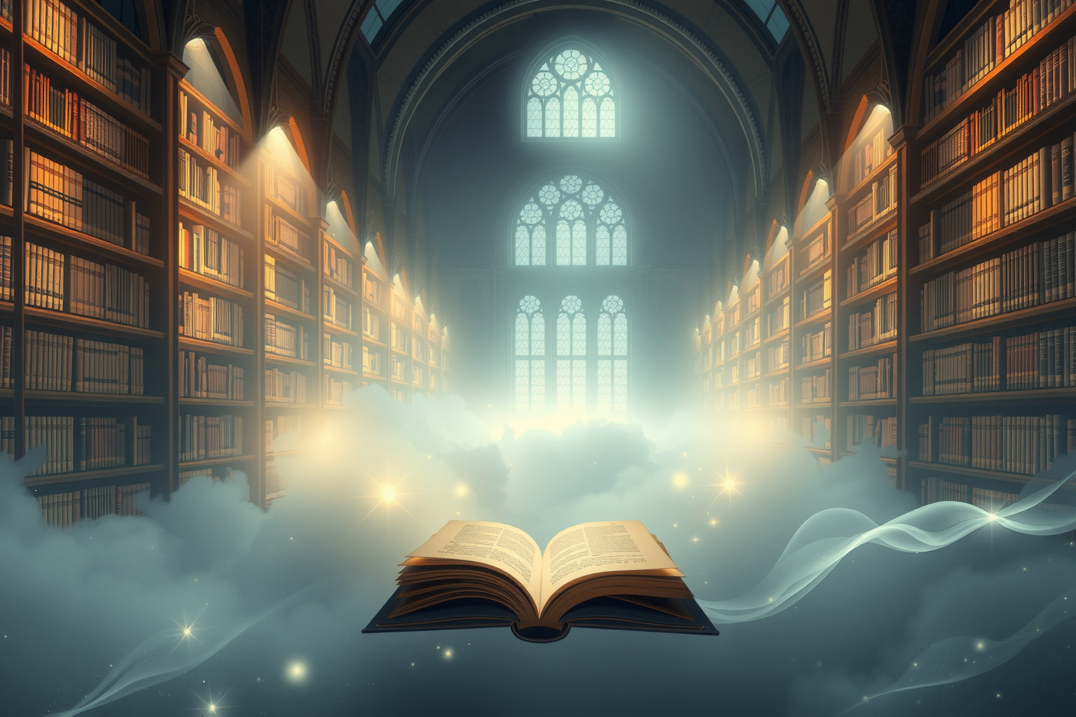 Sognare libri simboleggia la ricerca incessante di conoscenza e verità.