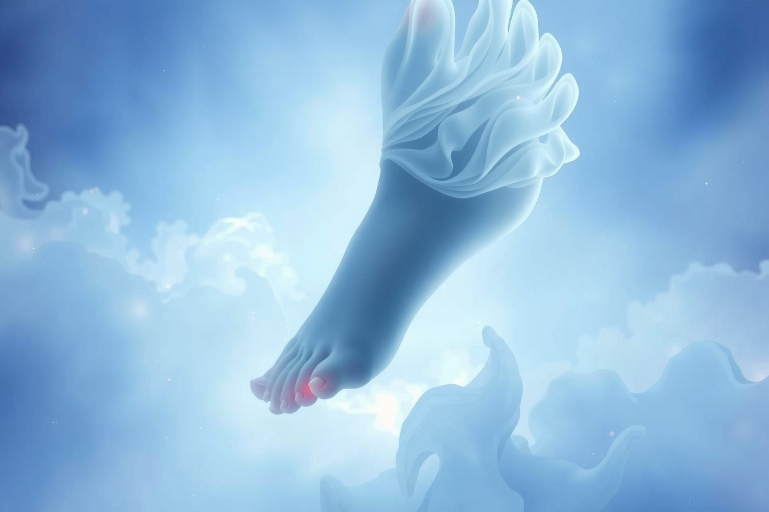 Sognare tutte le dita dei piedi simboleggia equilibrio e stabilità.