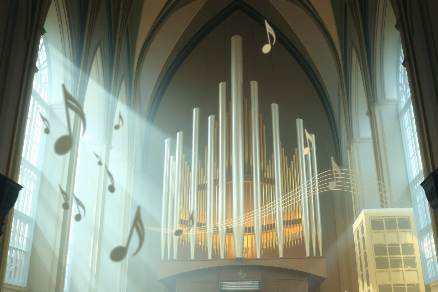 Sognare un canto d'organo evoca spiritualità e comfort interiore profondo.