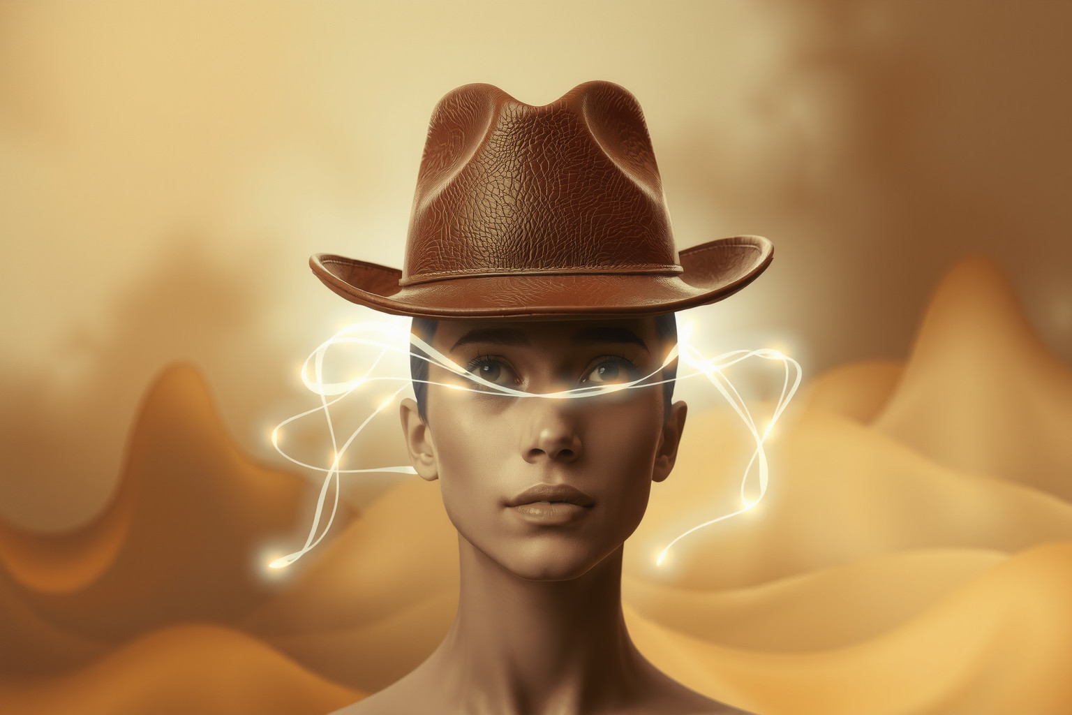 Sognare un cappello di cuoio simboleggia forza e protezione duratura.