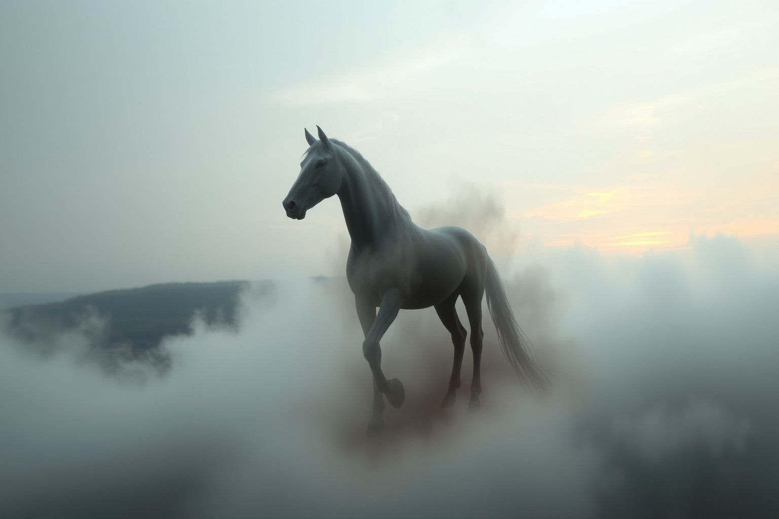 Sognare un cavallo morto simboleggia la fine e rinascita interiore.