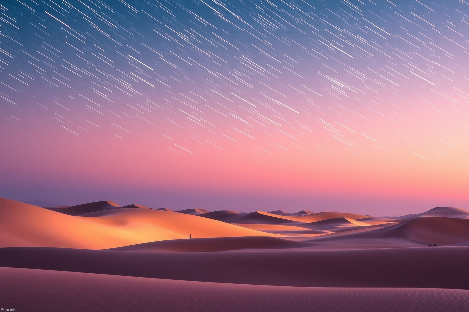 Sognare stelle cadenti nel deserto simboleggia desideri e speranze nascosti.