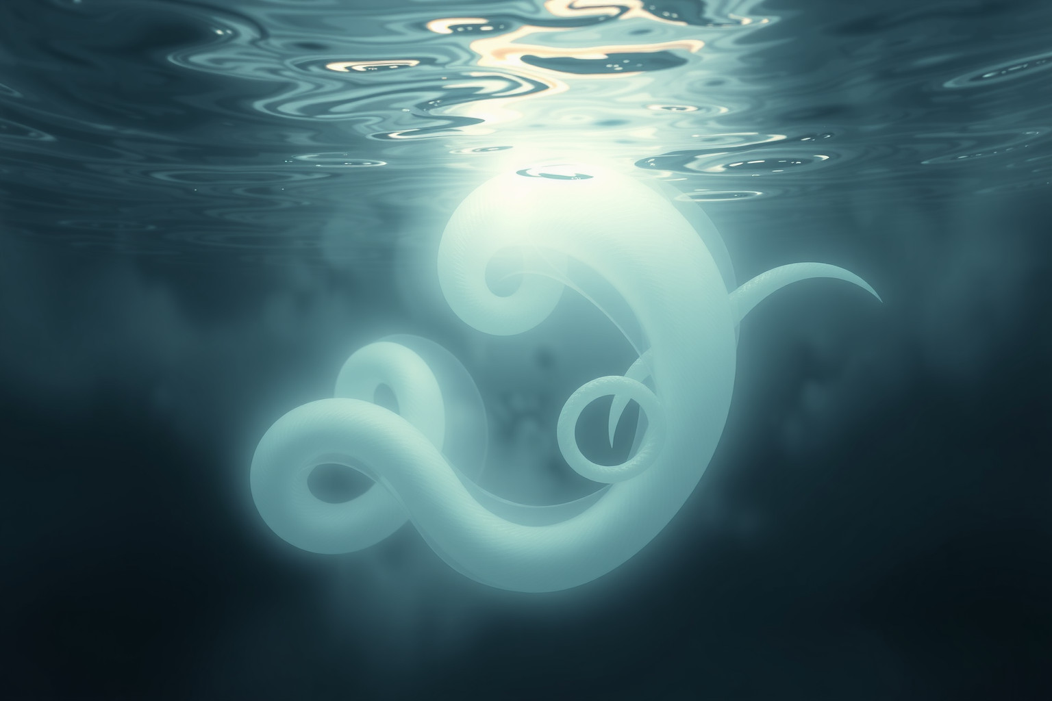 Sognare un costrittore in acqua simboleggia emozioni represse e pericoli nascosti.
