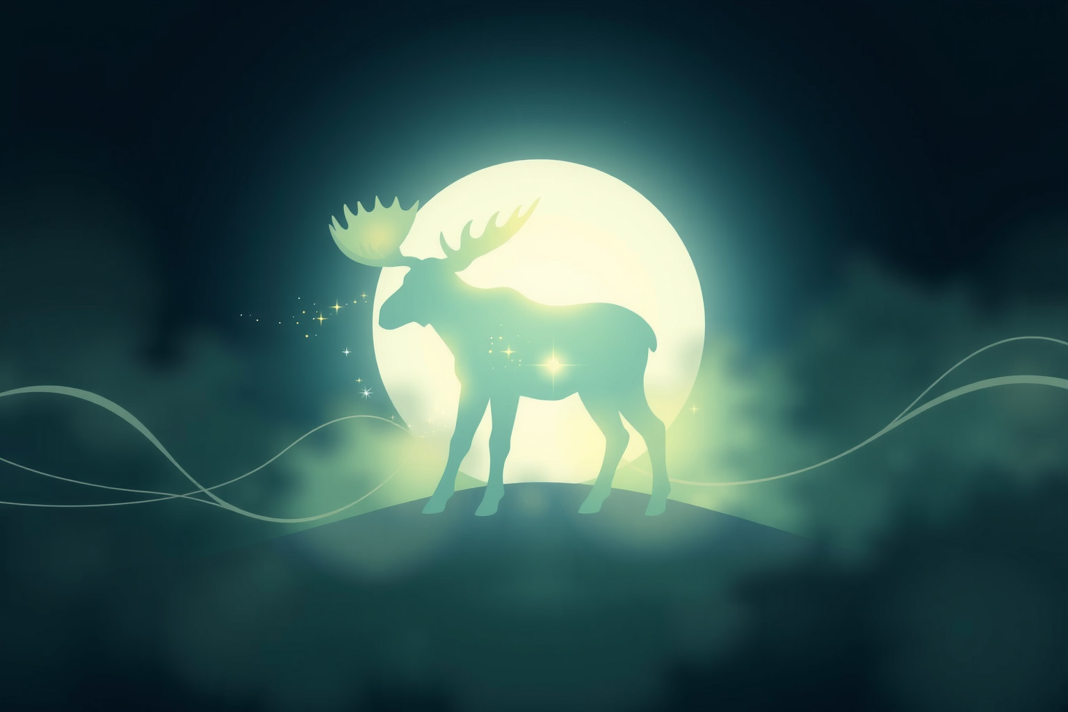 Sognare un cucciolo di alce simboleggia purezza e rinascita interiore.