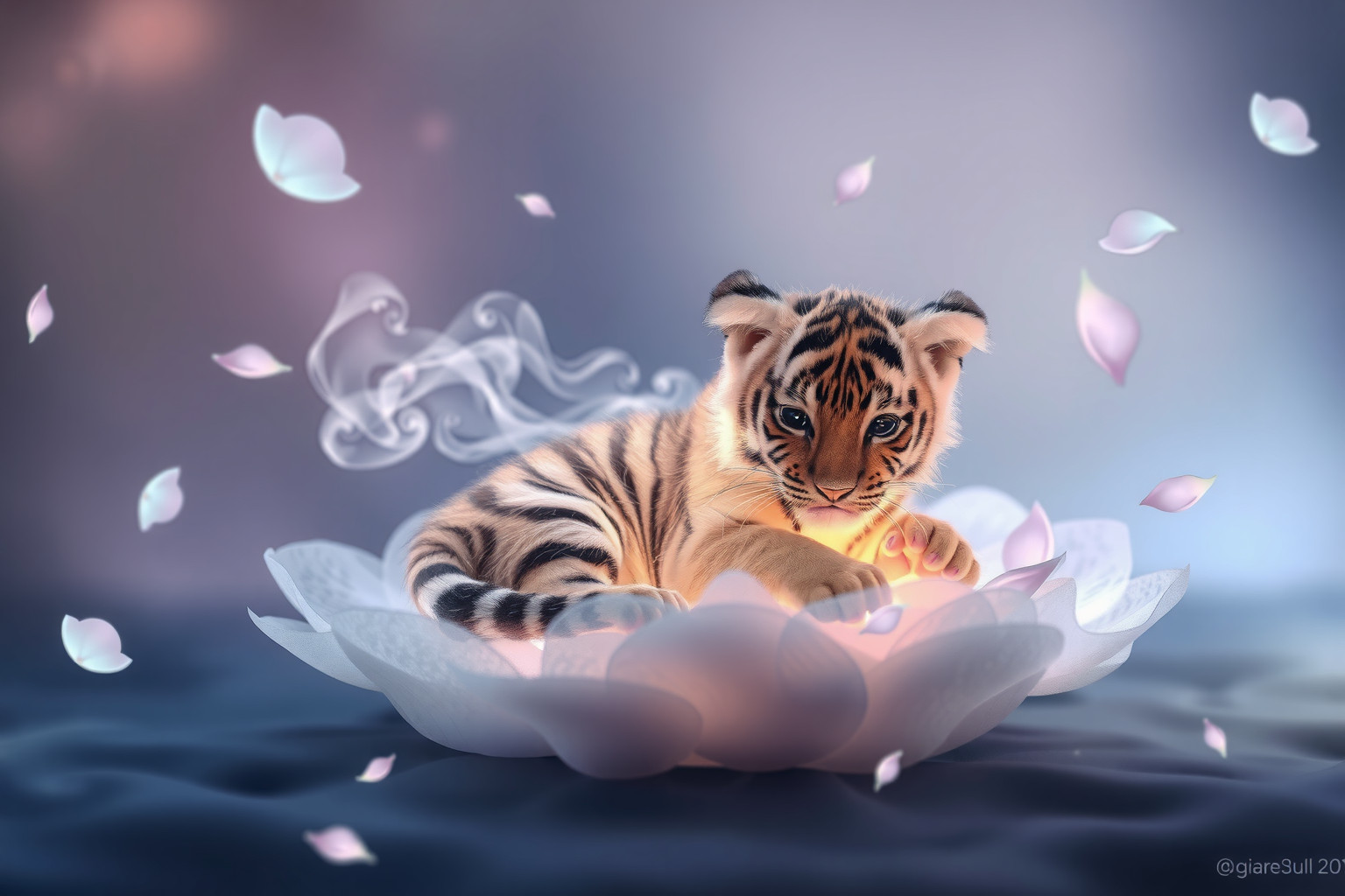 Sognare un cucciolo di tigre simboleggia nuovi inizi carichi di potenziale.