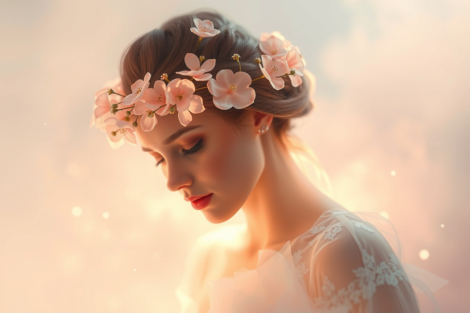 Sognare un diadema di fiori simboleggia purezza e gioia vitale.